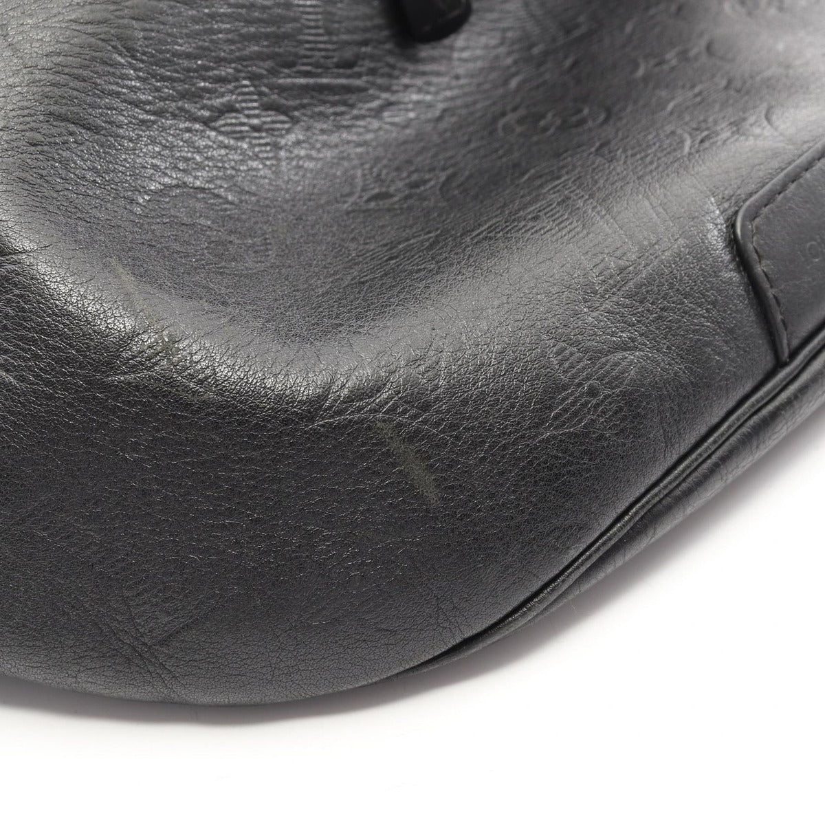Louis Vuitton Waist Bag Discovery PM Noir Black Leather — view 6