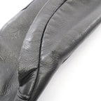 Louis Vuitton Waist Bag Discovery PM Noir Black Leather — view 8