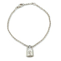 Louis Vuitton Bracelet Silver Lockit Padlock