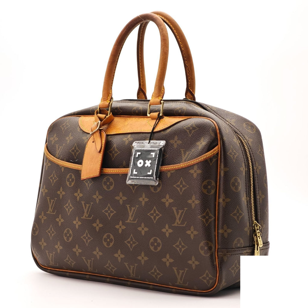 Louis Vuitton Deauville Bag Handbag Brown Name