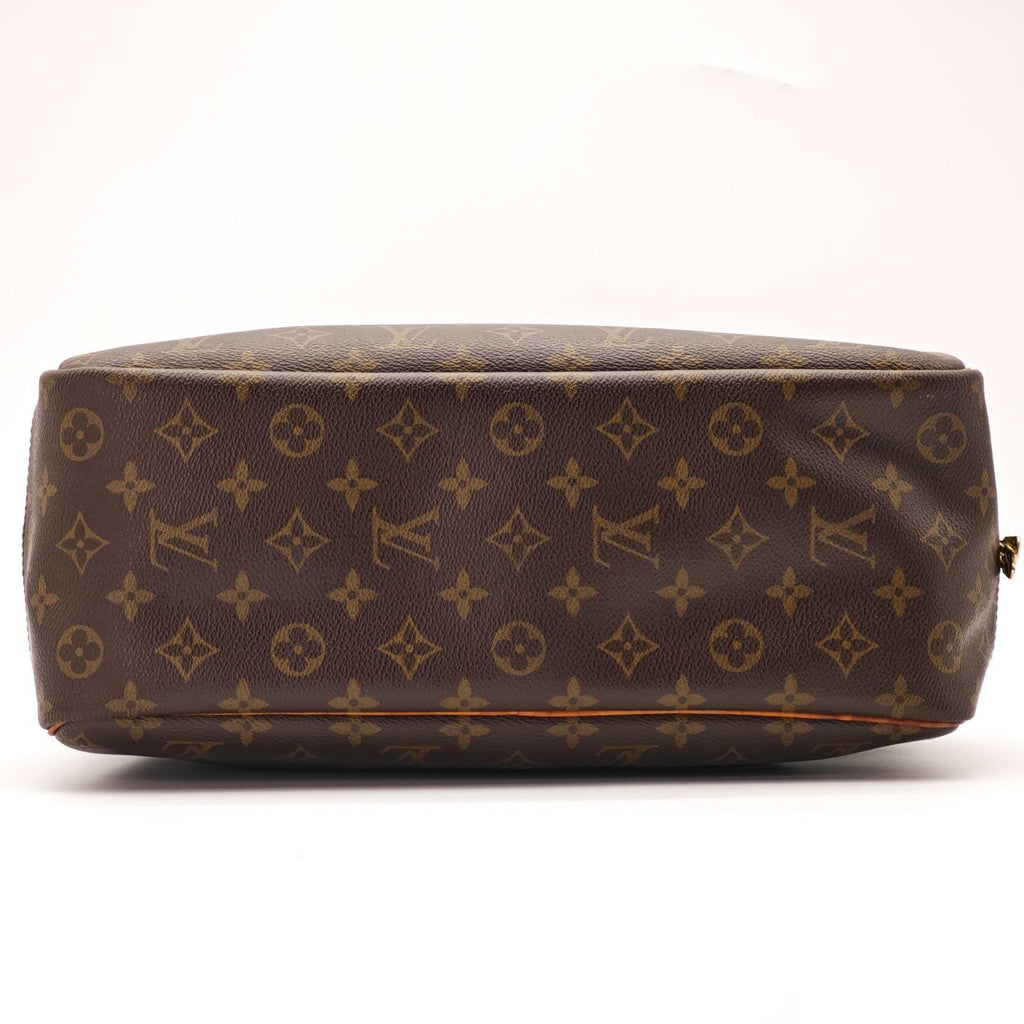 Louis Vuitton Deauville Bag Handbag Brown Name — view 6