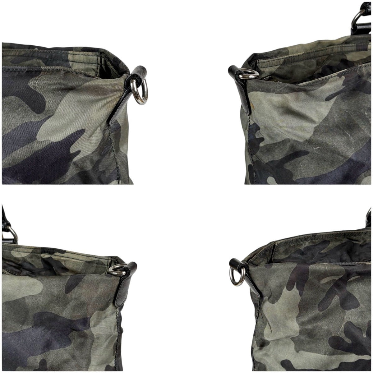 Prada 2-Way Tote Shoulder Bag Dragon Sword Camouflage Pattern — view 5