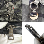 Prada 2-Way Tote Shoulder Bag Dragon Sword Camouflage Pattern — view 9