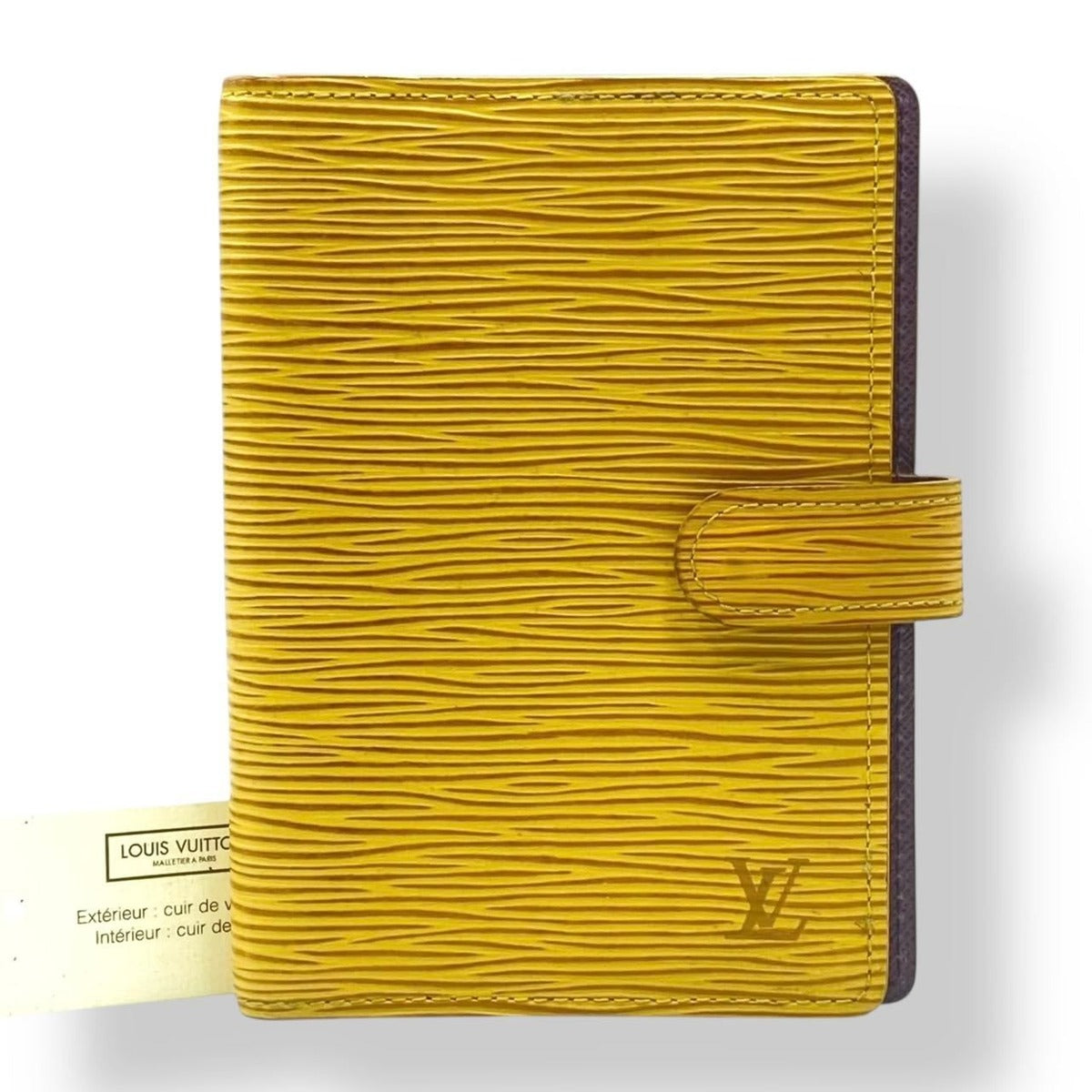 Louis Vuitton Notebook Cover 6 Hole Yellow