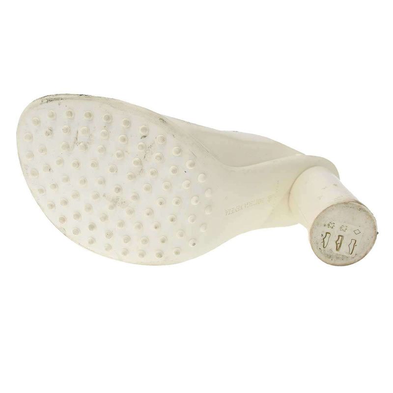 Bottega Veneta Atomic Mule Heeled Sandals White 40 — view 4