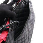 Chanel Tote Cambon Line Large Black Leather Patent — view 7