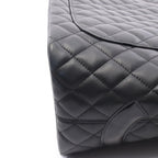 Chanel Tote Cambon Line Large Black Leather Patent — view 8