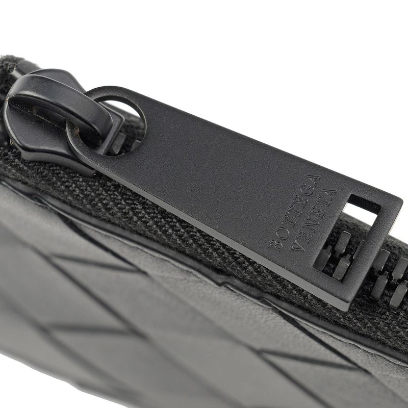 Bottega Veneta Coin Case Zipper Nero — view 8