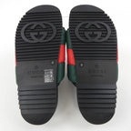 Gucci Padded Web Slide Sandals — view 4