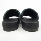Gucci Padded Web Slide Sandals — view 5