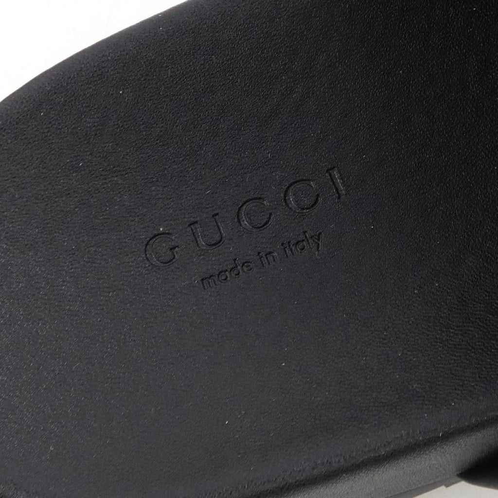 Gucci Padded Web Slide Sandals — view 6