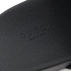 Gucci Padded Web Slide Sandals — view 6