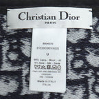 Dior Logo Oblique Big Scarf Navy 31 Cdo301 Ixgs — view 6
