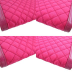 Prada Quilted Nylon Pink L Shaped Zipper Long Wallet 1042 — view 5