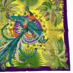 Hermes Carre 90 Mythiques Phoenix Silk Scarf Purple — view 6