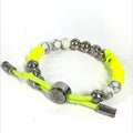 Louis Vuitton Bracelet Monogram Beads Metal Yellow