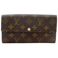 Louis Vuitton Portefeuille Sarah Monogram Canvas Brown Wallet