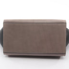 Celine Handbag Trapeze Small Navy Black Grey Leather Gray. — view 9