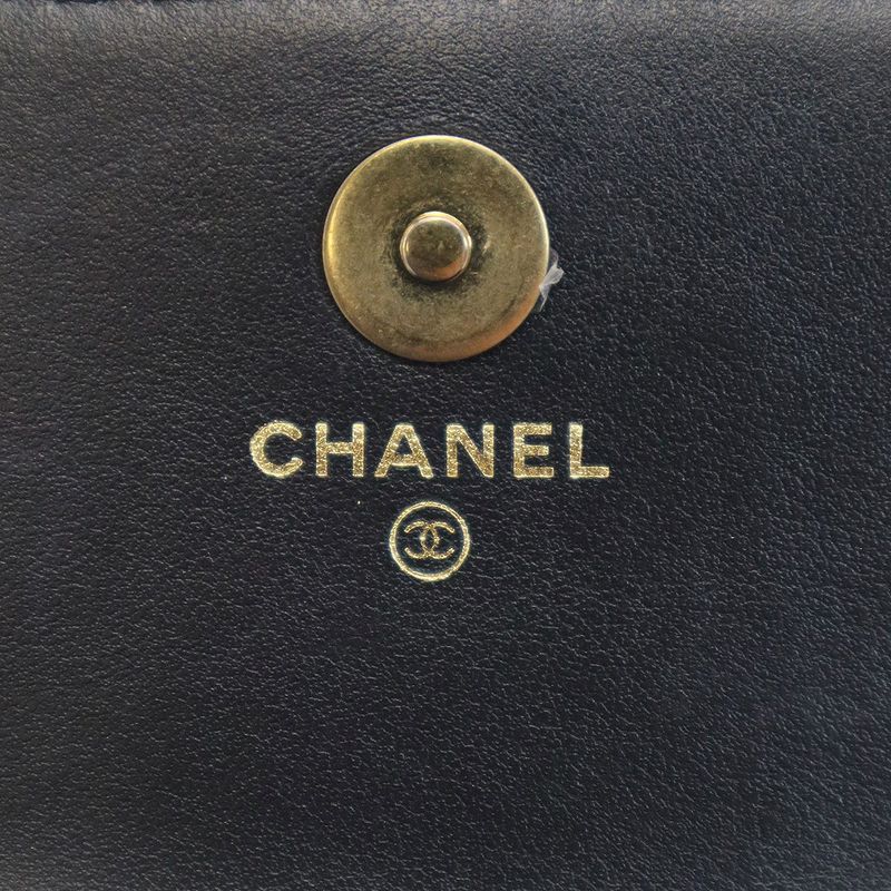 Chanel 19 Chainbelt Bag Chain Belt Waist Ap3774 Black — view 5