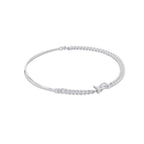 Hermes Necklace Book le Series Inflexible Silver PM 40
