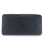 Louis Vuitton Long Wallet Zippy Monogram Empreinte Marine Rouge