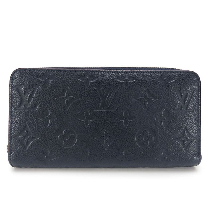 Louis Vuitton Long Wallet Zippy Monogram Empreinte Marine Rouge