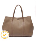 Hermes Tote Silver Garden Party PM
