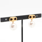 Celine Earrings Earring Gold Triomphe — view 8