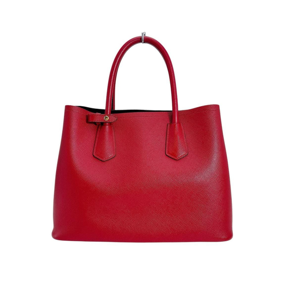 Prada Bn2775 Saffiano Shoulder Bag 2-Way Handbag Red — view 3