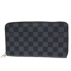 Louis Vuitton Zippy Organizer Damier Graphite Long Wallet 81 Bs093