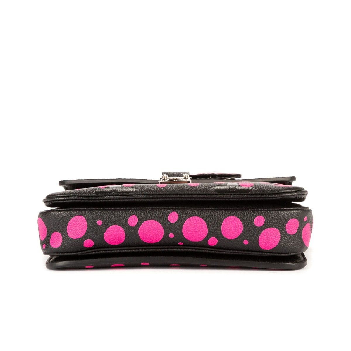 Louis Vuitton Limited Edition Yayoi Kusama Giant Pochette Metis Black Monogram — view 6
