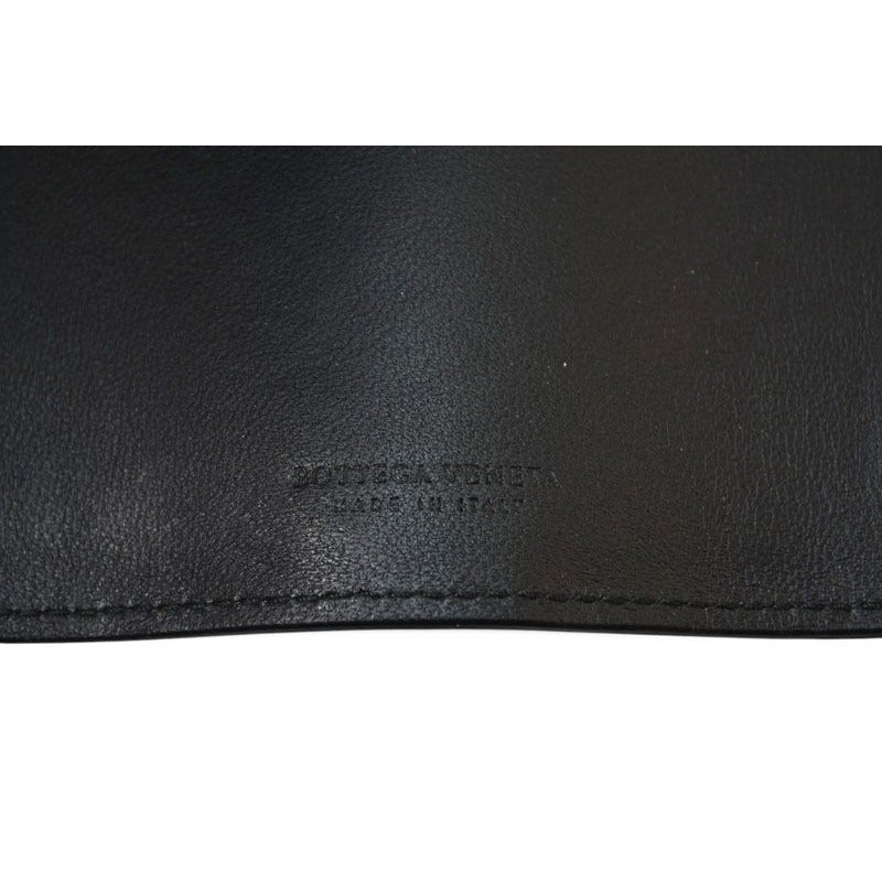 Bottega Veneta Key Case Key Ring Rows Intrecciato Nappa Black
