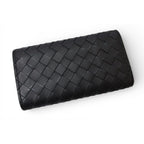 Bottega Veneta Key Case Key Ring Rows Intrecciato Nappa Black