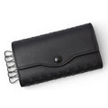 Bottega Veneta Key Case Key Ring Rows Intrecciato Nappa Black