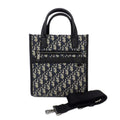 Dior Safari North South Oblique Jacquard Silver Hardware Hand