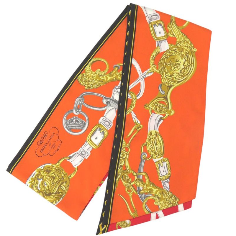 Hermes Brides De Gala Maxi Twilly Scarf Silk — view 3