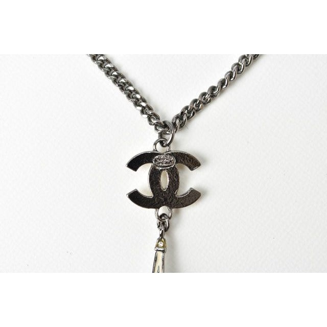 Chanel Accessories Coco Mark CC Eiffel Tower Pearl — view 3