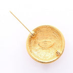 Chanel Brooch CC Logo — view 2