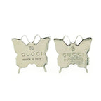 Gucci Silver Butterfly Earrings 3.6 g 925 Engraved — view 2