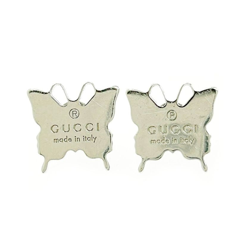 Gucci Silver Butterfly Earrings 3.6 g 925 Engraved
