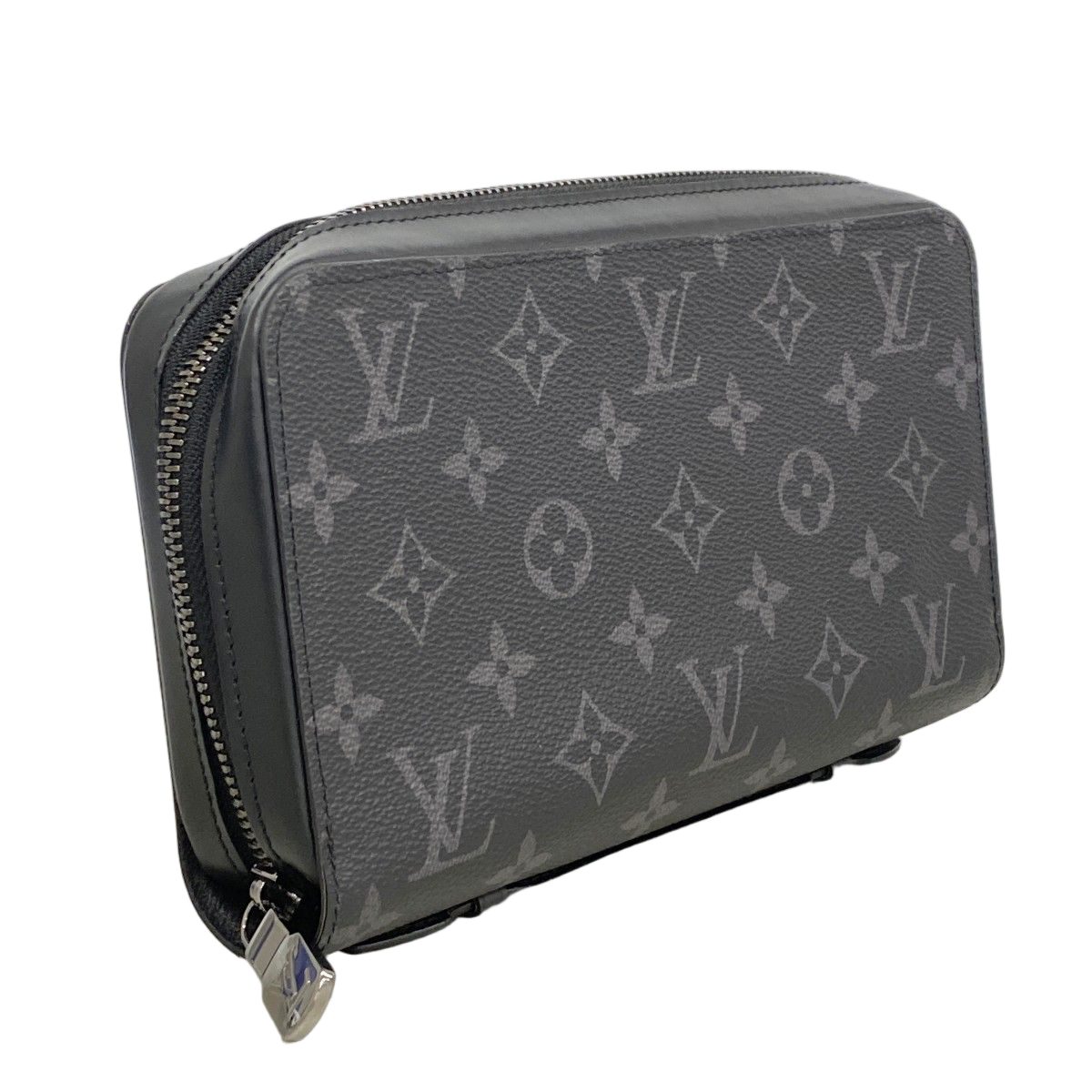 Louis Vuitton Wallet Monogram Eclipse Zippy XL Black — view 2
