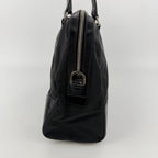 Prada Shoulder Bag Black Nylon Leather Vintage — view 4