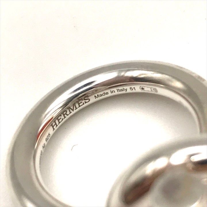 Hermes Chien Ring Silver — view 6