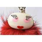 Prada Key Ring Holder Trick Nancy Robot Red Multi — view 4