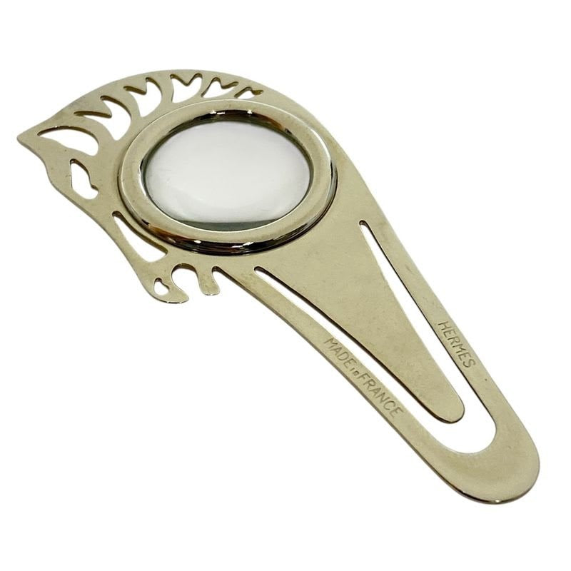 Hermes Cheval Loupe Magnifying Glass Bookmarker Bookmark Horse Animal Metal — view 2