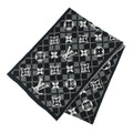 Louis Vuitton Echarpe Monogram Mountain Muffler Black Gray Scarf