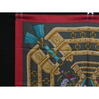 Hermes Large Scarf Carre 90 Multicolor Silk Aux Champs to the Field — view 2