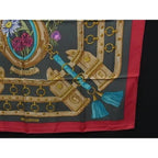 Hermes Large Scarf Carre 90 Multicolor Silk Aux Champs to the Field — view 3