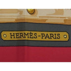Hermes Large Scarf Carre 90 Multicolor Silk Aux Champs to the Field — view 4