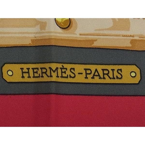 Hermes Large Scarf Carre 90 Multicolor Silk Aux Champs to the Field — view 4